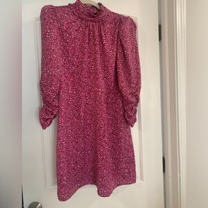 Pink / Magenta Leopard Dress